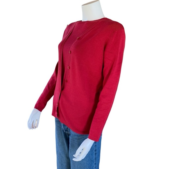 Talbots silk blend twin set size medium - Picture 9 of 11